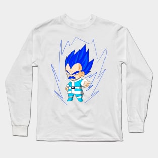 vegeta ssj blue in christmas cosplay Long Sleeve T-Shirt